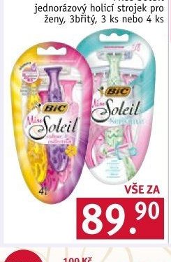 BIC Miss Soleil holicí strojky