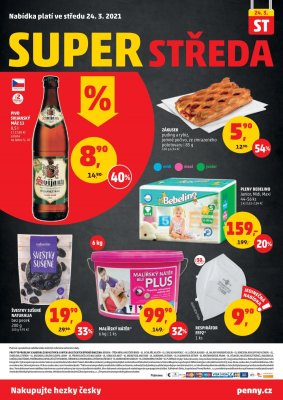 akční leták Penny Market 18.3.2021-24.3.2021