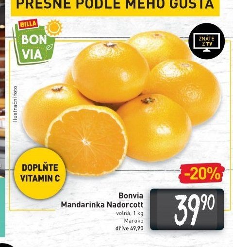 Bonvia Mandarinka Nadorcott