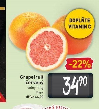Grapefruit červený