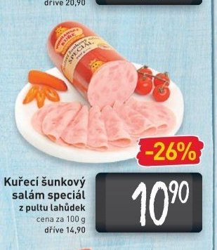 Kuřecí šunkový salám speciál