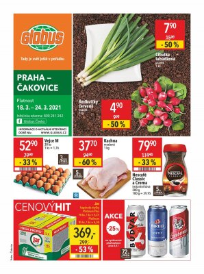 akční leták Globus 18.3.2021-24.3.2021