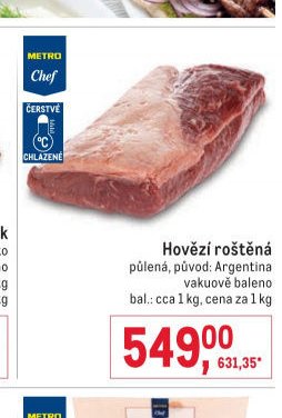 Hovězí roštěná