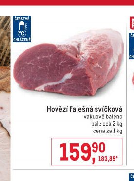 Hovězí falešná svíčková