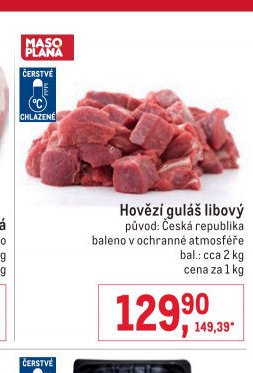 Hovězí guláš libový