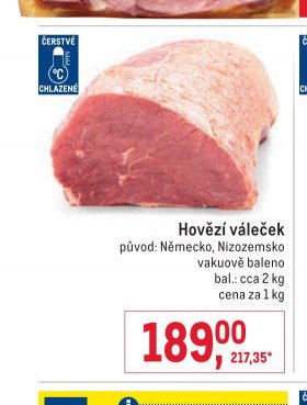 Hovězí váleček