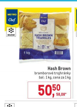 Hash Brown bramborové trojhránky