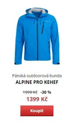 Pánská outdoorová bunda ALPINE PRO KEHEF