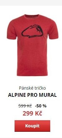 Pánské tričko ALPINE PRO MURAL