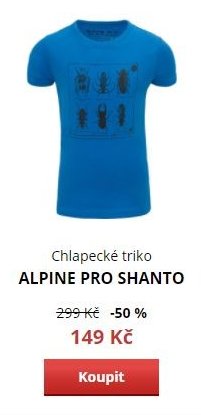 Chlapecké triko ALPINE PRO SHANTO