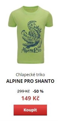 Chlapecké triko ALPINE PRO SHANTO