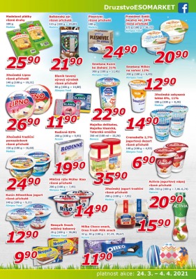 akční leták ESO MARKET 24.3.2021-4.4.2021