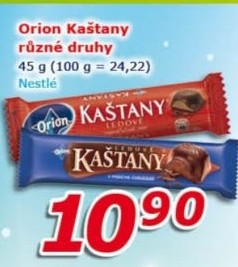 Ledové kaštany Orion