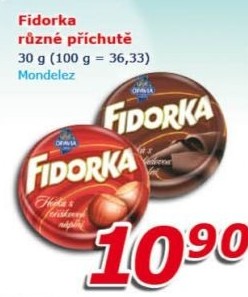 Oplatky Fidorka Opavia