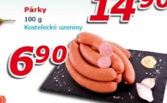 Párky Kostelecké uzeniny