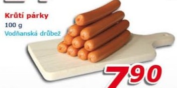 Párky krůtí Vodňanské kuře