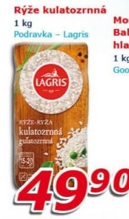 Rýže kulatozrnná Lagris