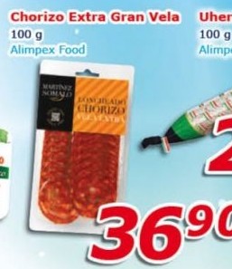 Salám Chorizo Extra Gran Vela Martínez Somalo