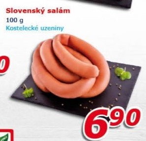 Salám slovenský točený Kostelecké uzeniny