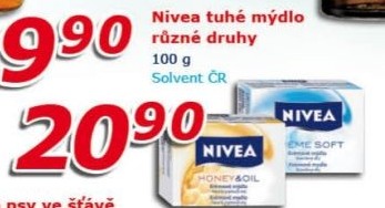 Tuhé mýdlo Nivea