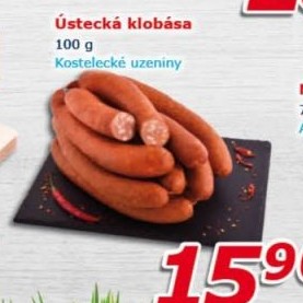 Ústecká klobása Kostelecké uzeniny