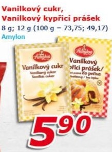 Vanilkový cukr bio Amylon