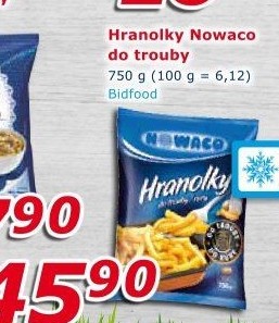 Hranolky mražené Nowaco