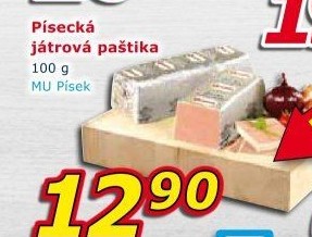 Paštika játrová písecká Maso uzeniny Písek