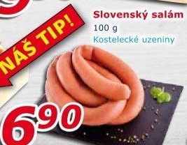 Salám slovenský točený Kostelecké uzeniny