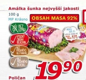 Šunka Amálka nejvyšší jakosti Krásno