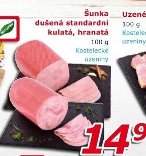 Šunka dušená standard kulatá Kostelecké uzeniny