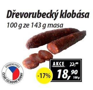 Dřevorubecký klobása