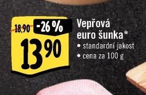 Vepřová euro šunka