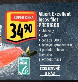 Albert Excellent losos filet PRERIGOR