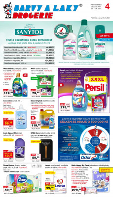 akční leták Barvy a laky drogerie 23.3.2021-11.4.2021