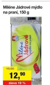Mýdlo na praní jádrové Miléne