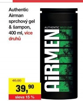 Sprchový gel a šampon 2v1 Authentic