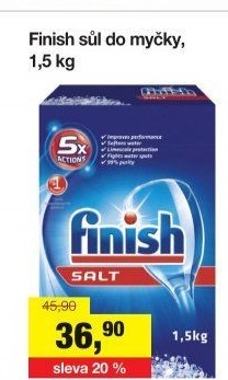 Sůl do myčky Finish