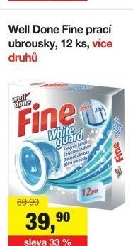 Ubrousky na praní Fine Well Doneu