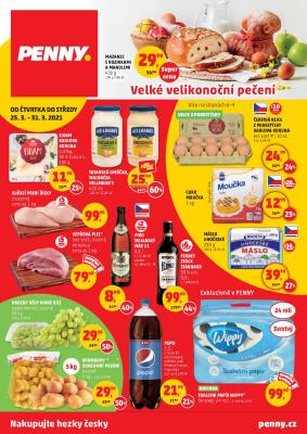 akční leták Penny Market 25.3.2021-31.3.2021