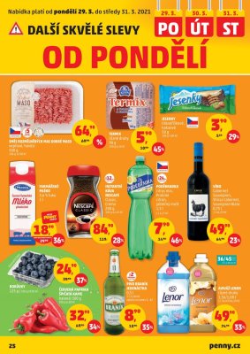 akční leták Penny Market 25.3.2021-31.3.2021