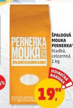 Mouka špaldová celozrnná Pernerka