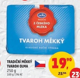 Tvaroh měkký Olma
