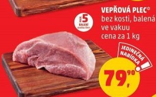 Vepřová plec bez kosti