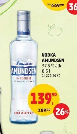 VODKA AMUNDSEN 37,5% alk. 0,5 l