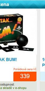 HRA TIK TAK BUM! (Pohádková cena)