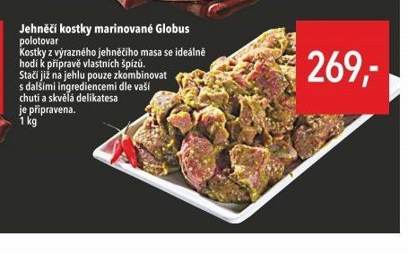 Jehněčí kostky marinované Globus