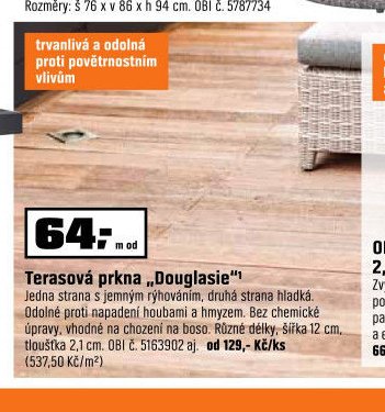 Terasová prkna „Douglasie“