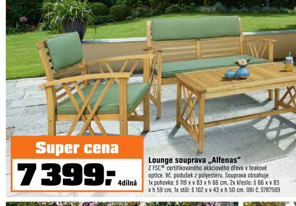 Lounge souprava „Alfenas“