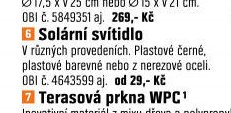 Solární svítidlo